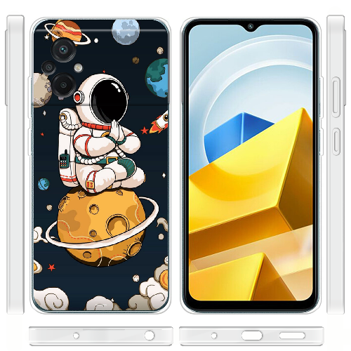 Чехол BoxFace Poco M5 Astronaut