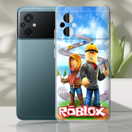 Чехол BoxFace Poco M5 Roblox Білдерман