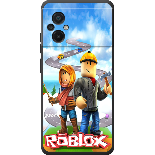 Чехол BoxFace Poco M5 Roblox Білдерман