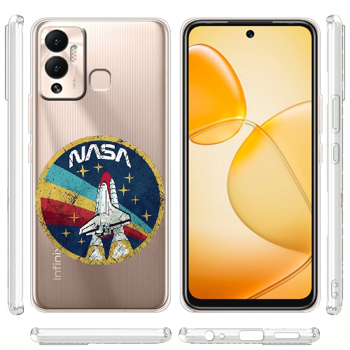 Чехол BoxFace Infinix Hot 12 Play Space Shuttle NASA