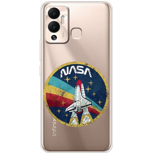 Чехол BoxFace Infinix Hot 12 Play Space Shuttle NASA