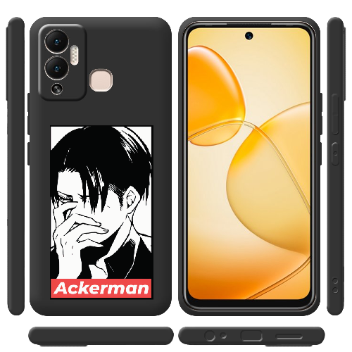 Чехол BoxFace Infinix Hot 12 Play Attack On Titan - Ackerman