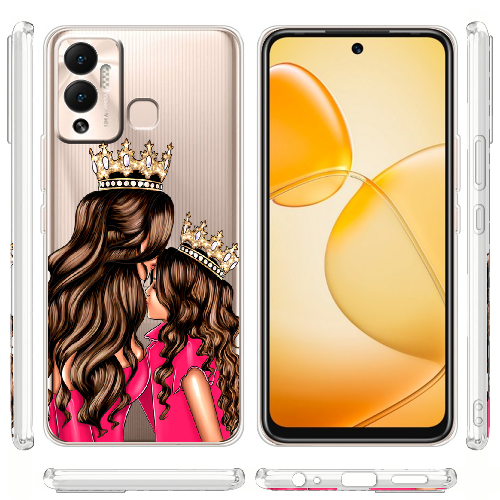 Чехол BoxFace Infinix Hot 12 Play Queen and Princess