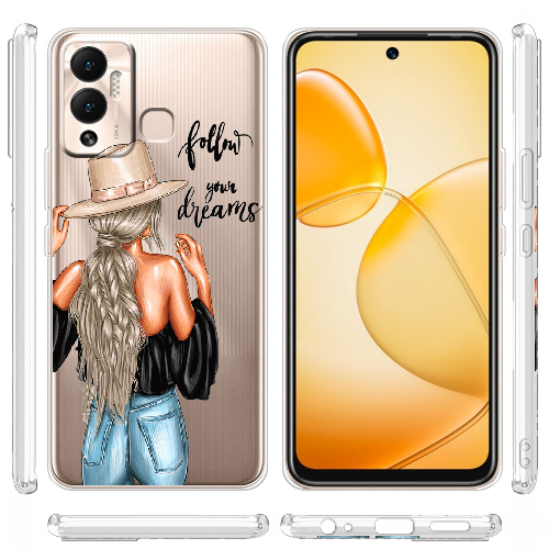 Чехол BoxFace Infinix Hot 12 Play Follow Your Dreams