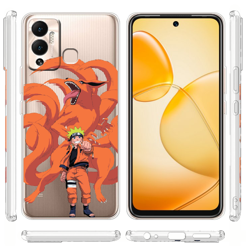 Чехол BoxFace Infinix Hot 12 Play Naruto and Kurama