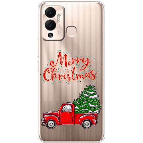 Чехол BoxFace Infinix Hot 12 Play Holiday Car Merry Christmas