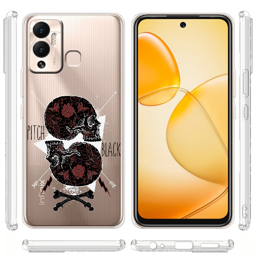 Чехол BoxFace Infinix Hot 12 Play Pitch black