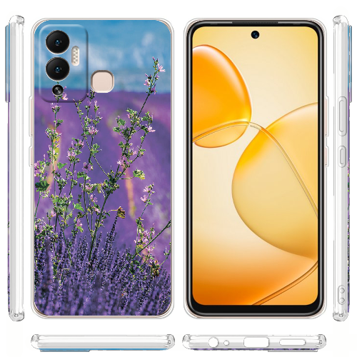 Чехол BoxFace Infinix Hot 12 Play Lavender Field