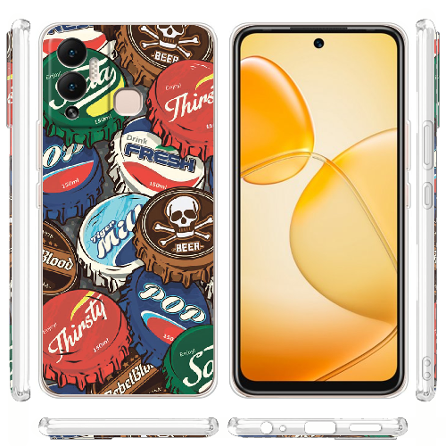 Чехол BoxFace Infinix Hot 12 Play Drink Lids