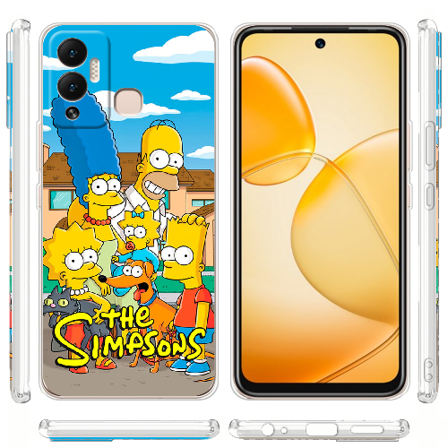 Чехол BoxFace Infinix Hot 12 Play the simpsons