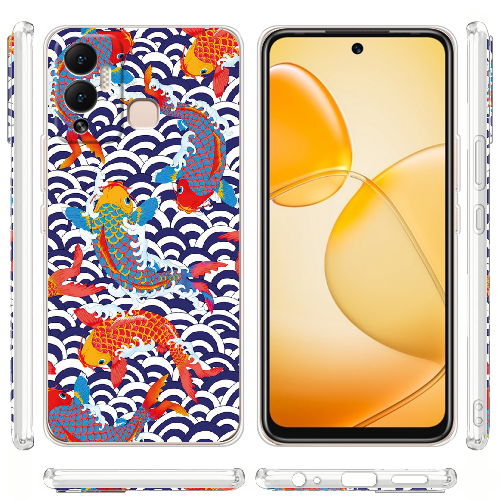 Чехол BoxFace Infinix Hot 12 Play Koi Fish