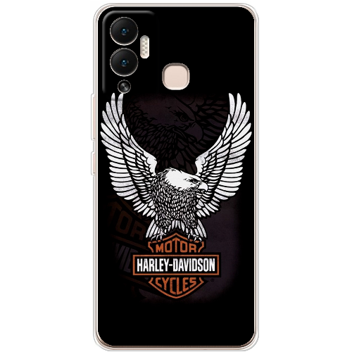 Чехол BoxFace Infinix Hot 12 Play Harley Davidson and eagle