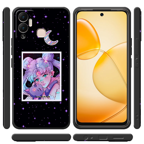 Чехол BoxFace Infinix Hot 12 Play Sailor Moon night