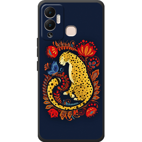 Чехол BoxFace Infinix Hot 12 Play Petrykivka Leopard