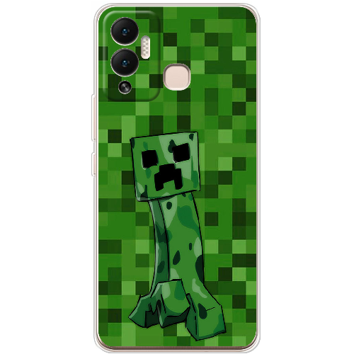 Чехол BoxFace Infinix Hot 12 Play Minecraft Creeper