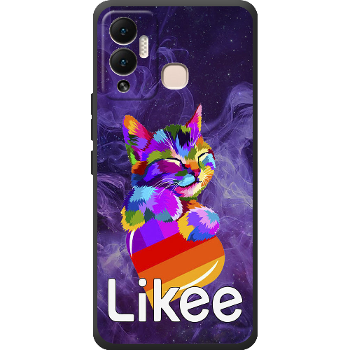 Чехол BoxFace Infinix Hot 12 Play Котик Likee