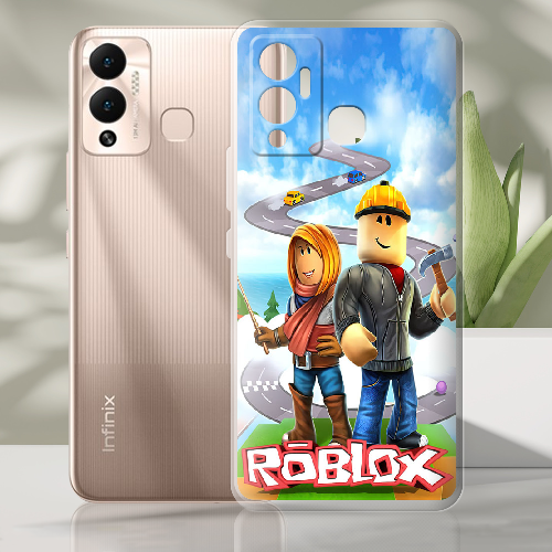 Чехол BoxFace Infinix Hot 12 Play Roblox Білдерман