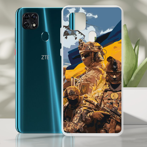 Чехол BoxFace ZTE Blade 20 Smart Воїни ЗСУ