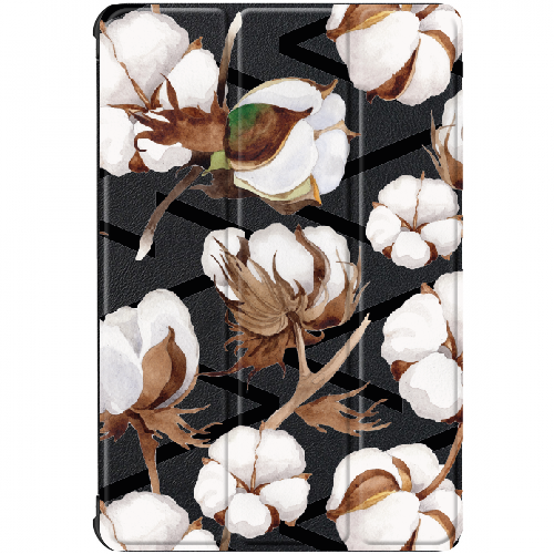 Чехол для Samsung Galaxy Tab S7 FE T733/T735 12.4" Cotton flowers