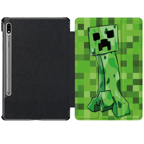 Чехол для Samsung Galaxy Tab S7 T875 11" Minecraft Creeper