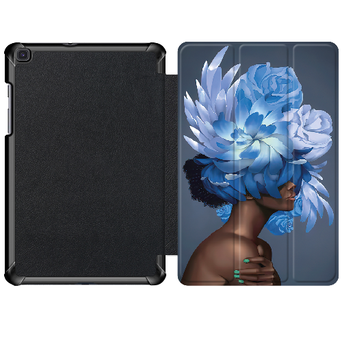 Чехол для Samsung Galaxy Tab A 8" 2019 T290/295 Exquisite Blue Flowers