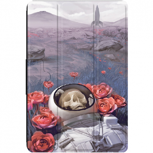 Чехол для Realme Pad mini 8.7" Астронавт в квітах