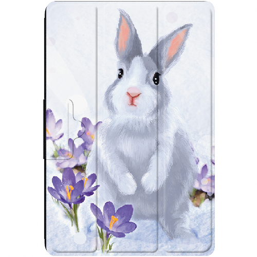 Чехол для Realme Pad mini 8.7" Заєць в зимових квітах