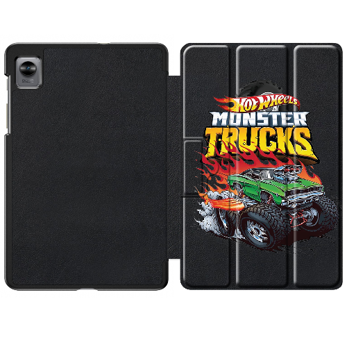 Чехол для Realme Pad mini 8.7" Hot Wheels Monster Trucks