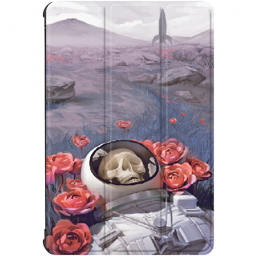 Чехол для Realme Pad 10.4" Астронавт в квітах