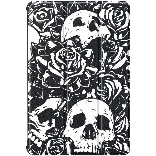 Чехол для Nokia T20 10.4" Skull and Roses