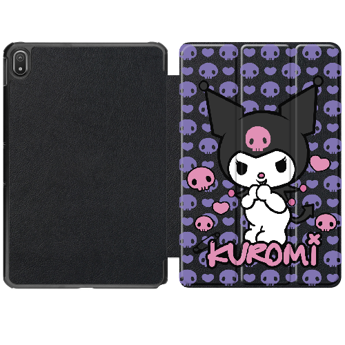 Чехол для Nokia T20 10.4" Kuromi Purple Skull