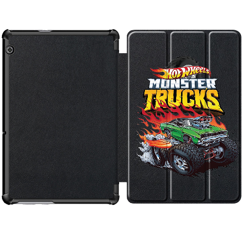 Чехол для Huawei MatePad T5 10" Hot Wheels Monster Trucks