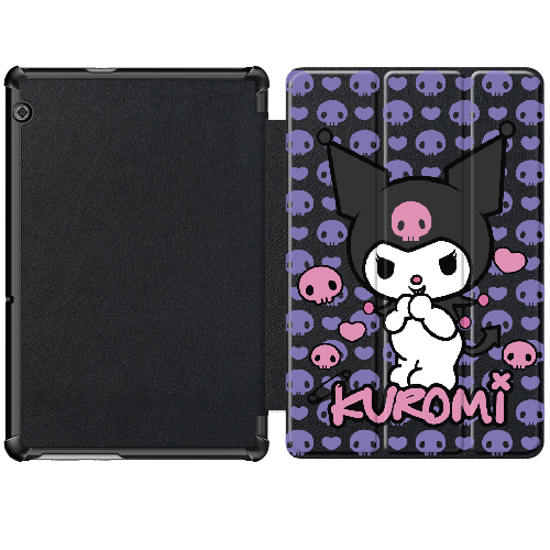 Чехол для Huawei MatePad T5 10" Kuromi Purple Skull