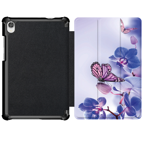 Чехол для Lenovo Tab M8 HD / FHD / 3rd gen 8" Метелик на орхідеях