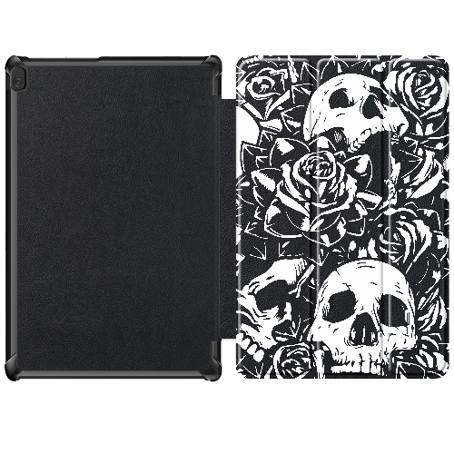 Чехол для Lenovo Tab M10 TB-X605 / TB-X505 10.1" Skull and Roses