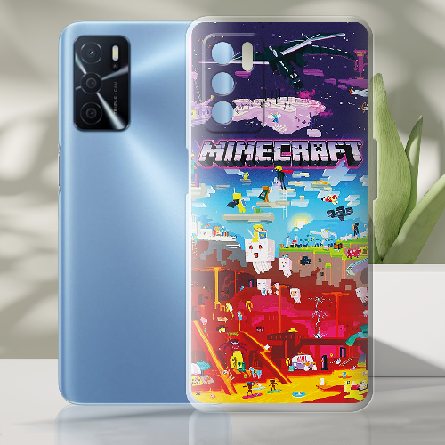 Чехол Boxface OPPO A54S Minecraft World Beyond