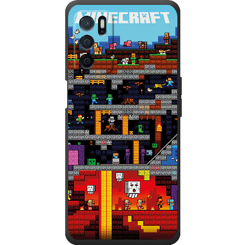 Чехол Boxface OPPO A54S Minecraft Lode Runner