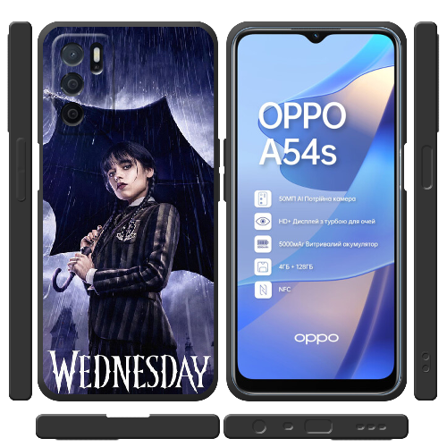 Чехол Boxface OPPO A54S Wednesday Addams