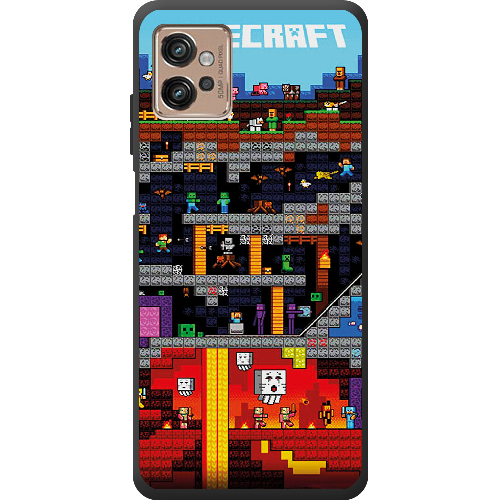 Чехол BoxFace Motorola G32 Minecraft Lode Runner