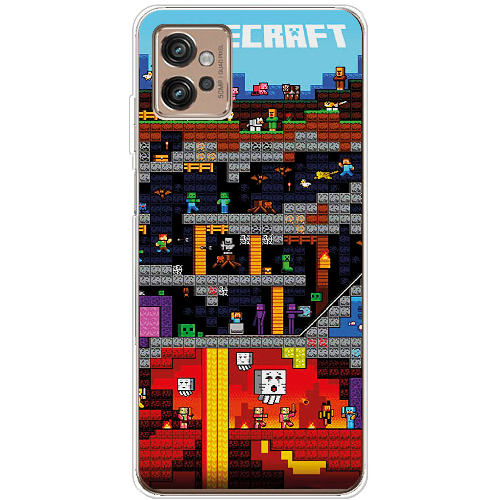 Чехол BoxFace Motorola G32 Minecraft Lode Runner