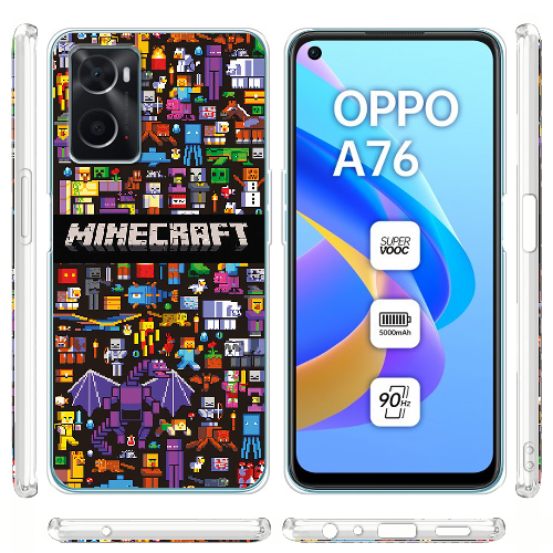 Чехол Boxface OPPO A76 Minecraft Mobbery