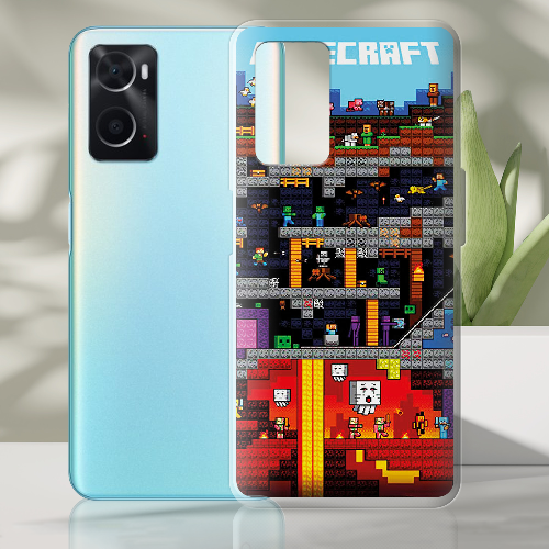 Чехол Boxface OPPO A76 Minecraft Lode Runner