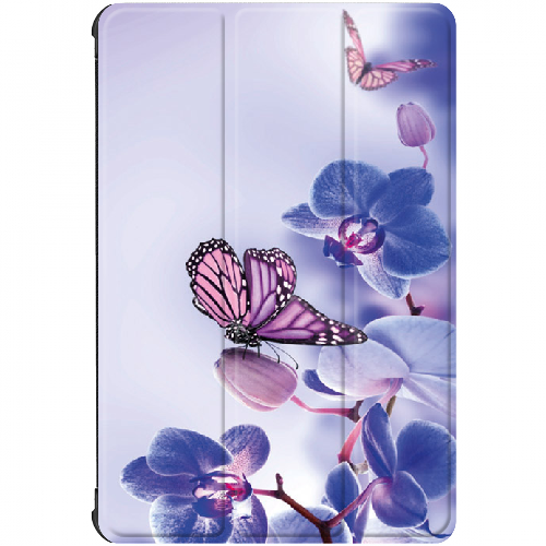 Чехол для Samsung Galaxy Tab S7 Plus T975 12.4" Метелик на орхідеях