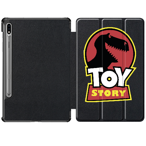 Чехол для Samsung Galaxy Tab S7 Plus T975 12.4" Toy Story Jurassic Park