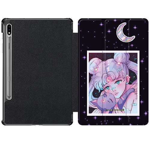 Чехол для Samsung Galaxy Tab S8 Plus X800/X806 12.4" Sailor Moon