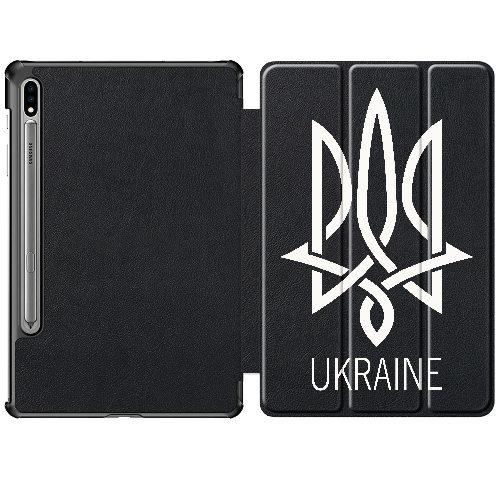 Чехол для Samsung Galaxy Tab S8 Plus X800/X806 12.4" Тризуб монограмма ukraine