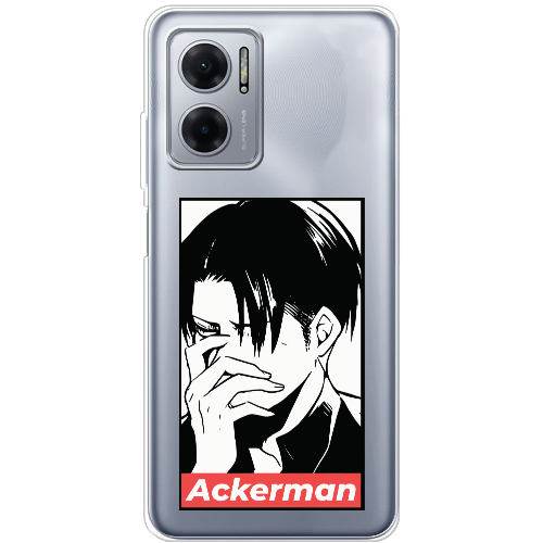 Чехол BoxFace Xiaomi Redmi Note 11E Attack On Titan - Ackerman