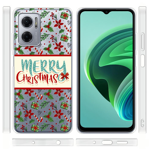 Чехол BoxFace Xiaomi Redmi Note 11E Vintage Christmas Congratulation