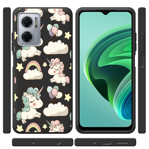 Чехол BoxFace Xiaomi Redmi Note 11E Unicorns