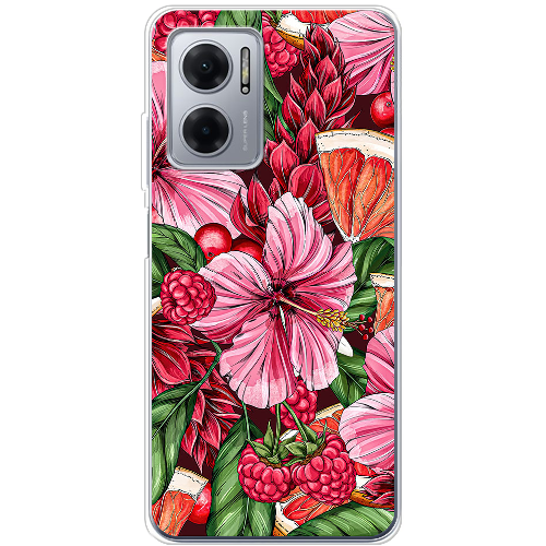 Чехол BoxFace Xiaomi Redmi Note 11E Tropical Flowers